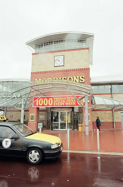 Morrisons Supermarket at Berwick Hills new complex, Middlesbrough, 17th April 1998