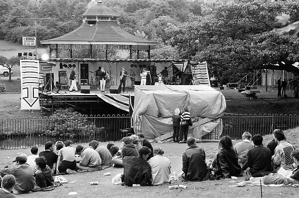 Music Festival, Sefton Park, south Liverpool, Merseyside, 12th August 1988