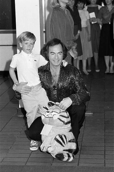 Neil Diamond with son Micha, pictured at the National Exhibition Centre