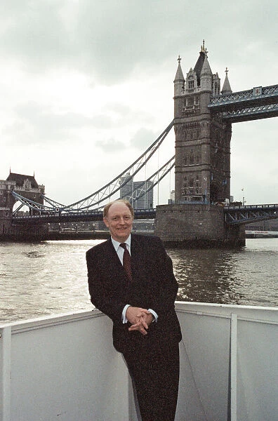 Neil Kinnock on the campaign trail in London. 2nd April 1992