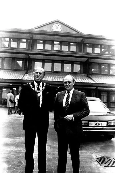 Neil Kinnock during a visit to Tyneisde where he offically opened Gateshead Council