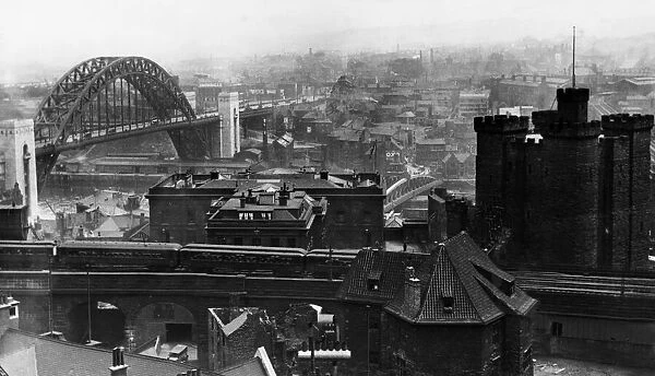Newcastle Skyline circa 1936