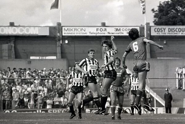 Newcastle v Liverpool Division 1 League game August 1986 Paul Gascoigne
