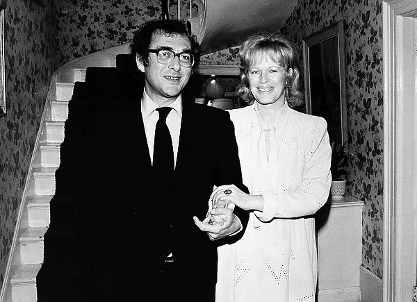 Nobel prize winning playwright Harold Pinter with his wife Lady Antonia Fraser