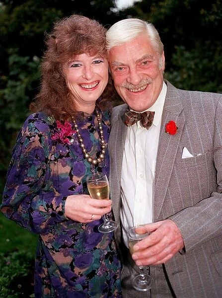 Norman Rodway actor and wife Jane Thorogood October 1991 Pictured together