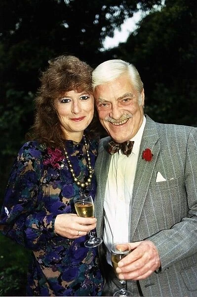 Norman Rodway British actor with his wife Jane
