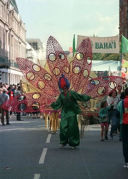 Notting Hill Carnival August 1989 Characters dressing up