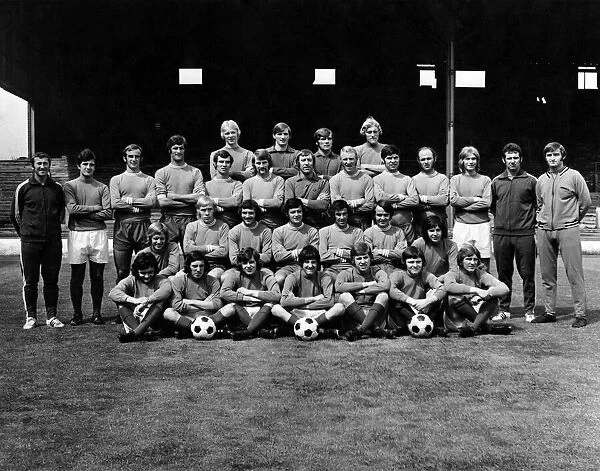 Oldham F. C. 1971: Back Row L to R Derek Spencer, Chris Ogden, Ian Taylor, Keith Hicks