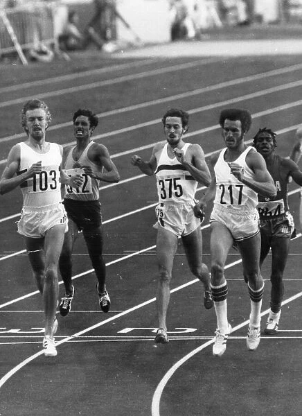 Olympic Games 1976 The first semi final of the 800m left to right Ivo Vandamme