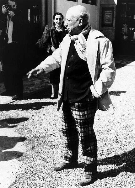 Pablo Picasso Artist At Cannes Film Festival 1957