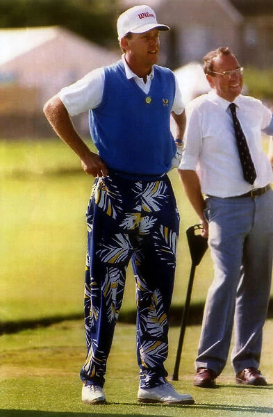 Payne Stewart Golfer July 1990 during practice at St Andrews in Scotland