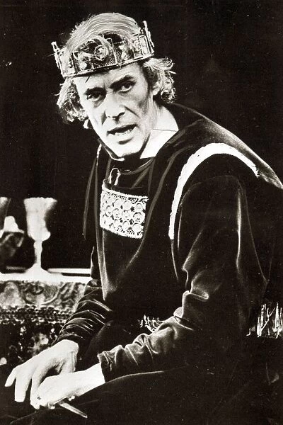 Peter O'Toole as Macbeth at London's Old Vic theatre September 1980
