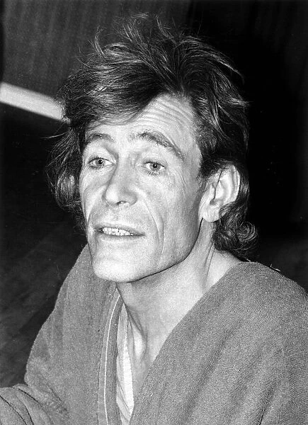 Peter O'Toole September 1980 In his dressing gown the morning after he played