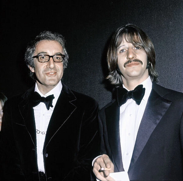 Peter Sellers with Ringo Starr at the Premiere of 'Oh What a Lovely War'
