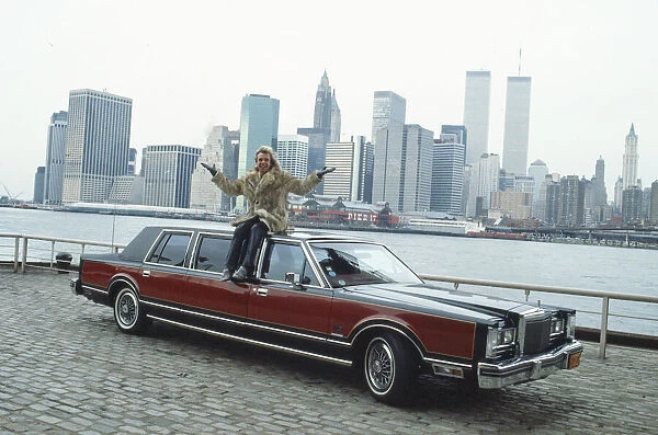 Peter Stringfellow, nightclub owner pictured in New York in January 1986