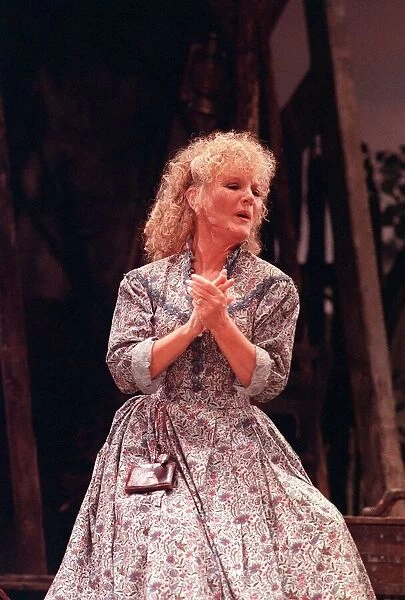 Petula Clark singer actress March 1990 in a scene from the play Someone Like