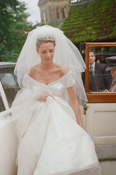 Picture shows Alison Bird, on her wedding day as she marries Gareth Southgate