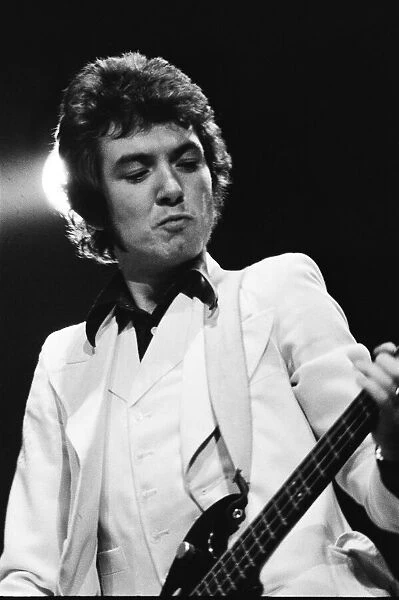 Picture shows Ronnie Lane, bass player with The Faces. The Faces featuring