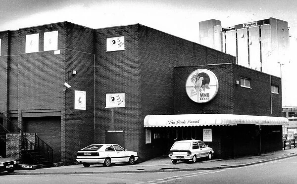 The Pink Parrot nightclub in Silver Street, Coventry city centre. 17th May 1991