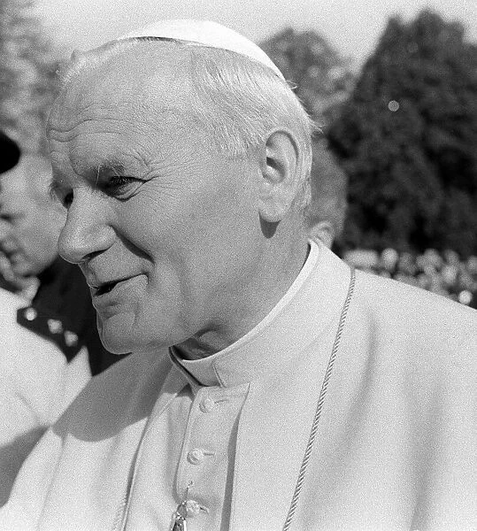 Pope John Paul II during his visit to Britain in 1982