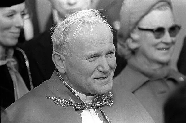 Pope John Paul II during his visit to Ireland in 1979