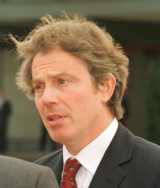 Prime Minister Tony Blair leaves Heathrow in April 1999, for a NATO Summit in Washington