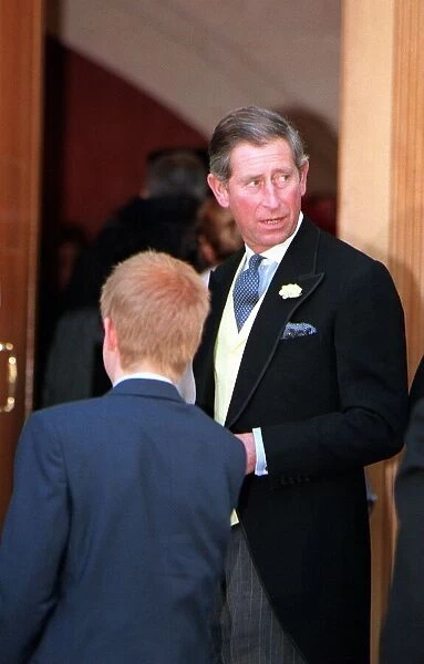 Prince Charles and Prince Harry October 1998 at Santa Palmer Thompkinson