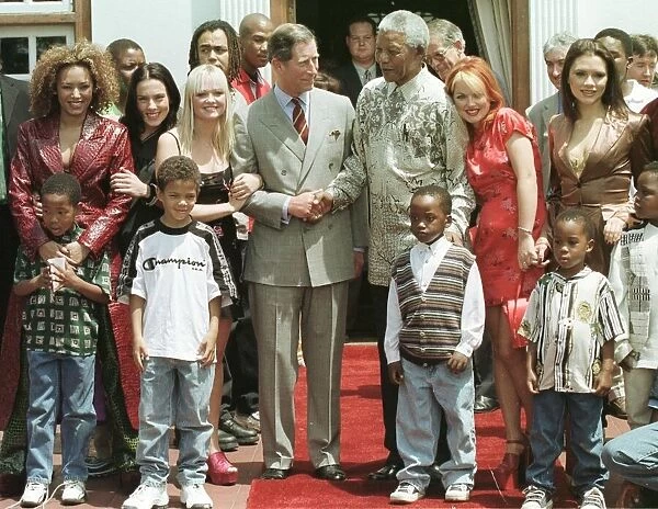 Prince Charles visits South Africa, November 1997 Nelson Mandela