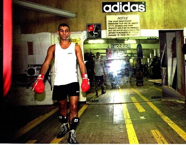 Prince Naseem Hamed Preparing For His Fight In London With Boom Boom Johnson At