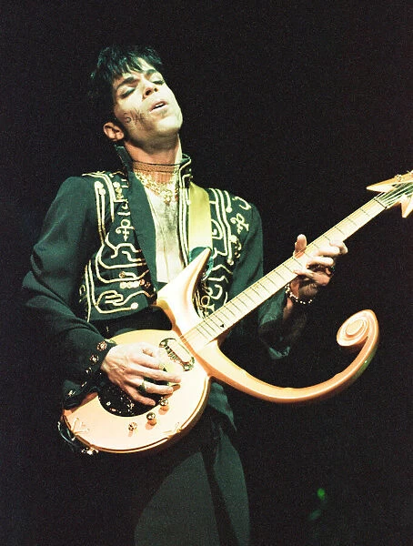 Prince performing at the NEC during his Ultimate Live Experience tour. 19th March 1995