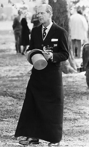 Prince Philip the Duke of Edinburgh at the Royal Windsor Horse Show May 1977