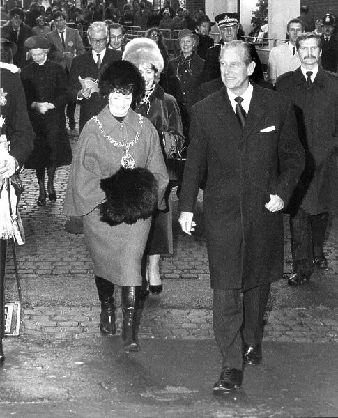 Prince Philip, Duke of Edinburgh, visits Wigton in Cumbria