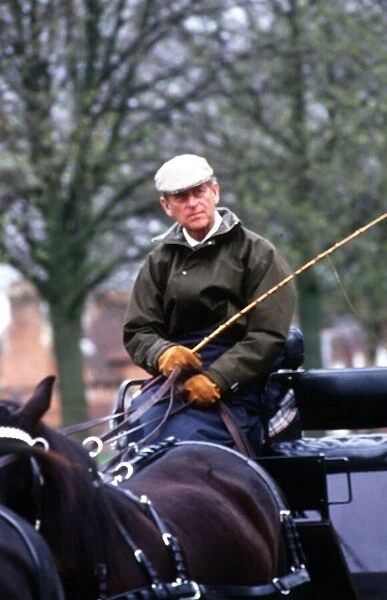 Prince Philip at Smiths Lawn Windsor April 1987