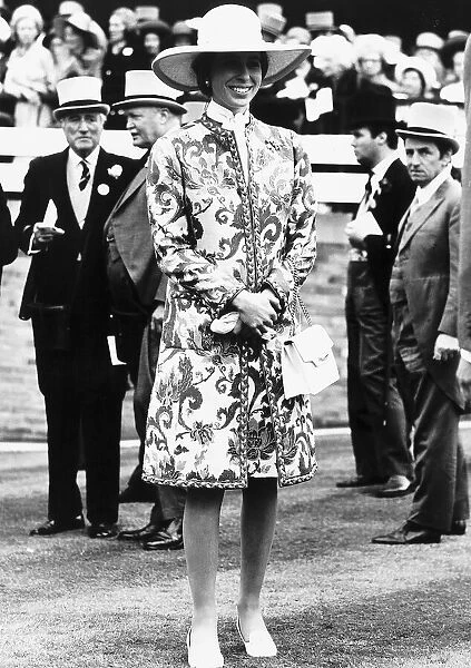 Princess Anne at the First Day of Royal Ascot June 1972