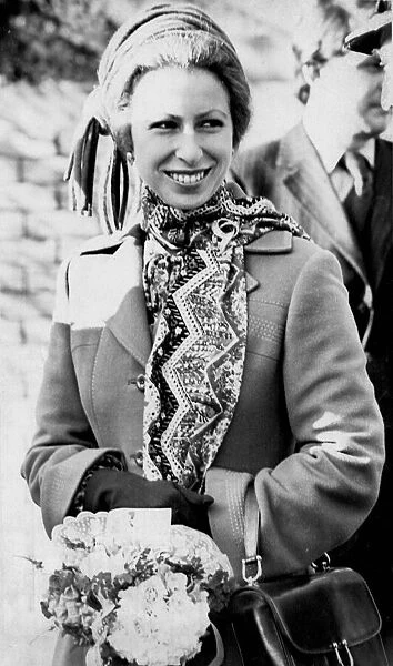 Princess Anne during visit to Middlesbrough - October 1979