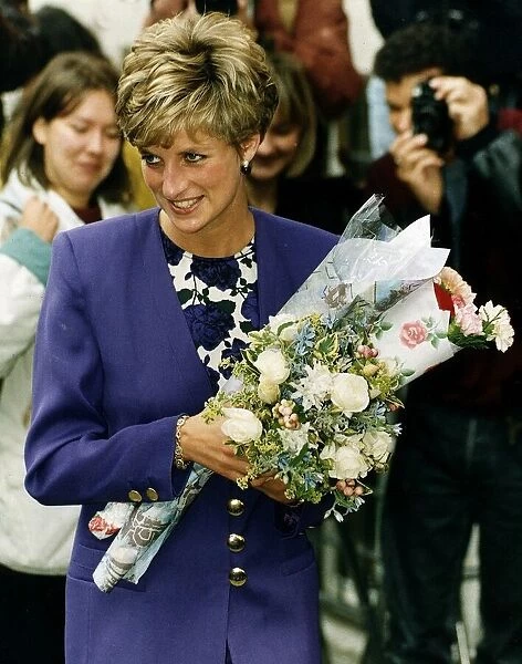 Princess Diana attends the Art Council at the Barican in London. 1st October 1991