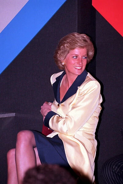 Princess Diana attends the Panasonic London Sports Personality of the Year Awards