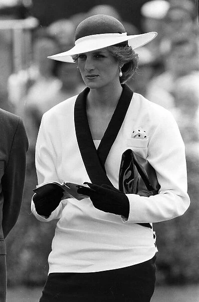 PRINCESS DIANA DURING A VISIT TO AMERICA 01  /  11  /  1985 CODE