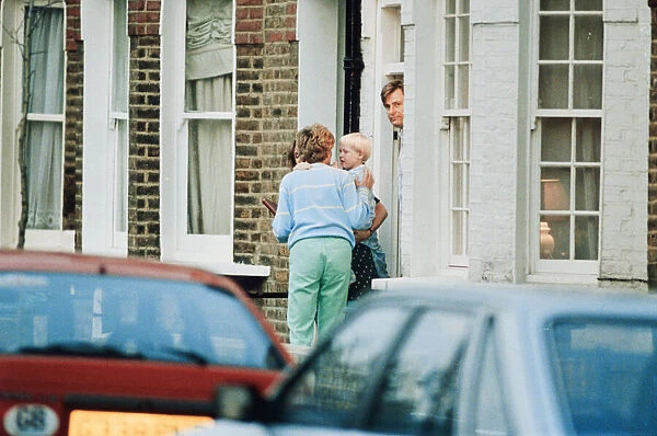 Princess Diana visits friend Carolyn Bartholmew, former flatmate, in London