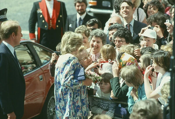 Princess Diana visits the Royal College of Physicians & Surgeons in Glasgow, Scotland