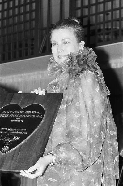 Princess Grace of Monaco at a dinner at the Sporting Casino, Monte Carlo