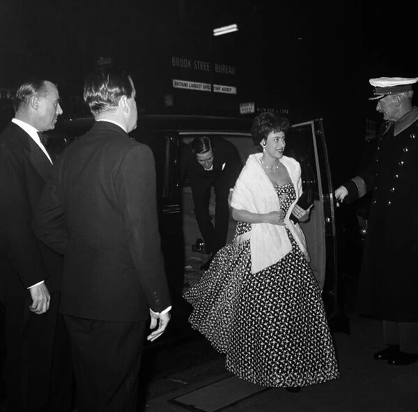 Princess Margaret and Anthony Armstrong-Jones attend the premiere of Spartacus