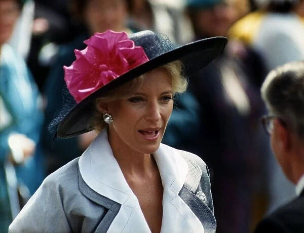 Princess Michael of Kent on Derby Day In 88