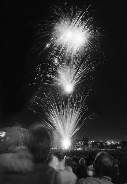 Public fireworks display Clairville Common, Middlesbrough? 5th November 1986