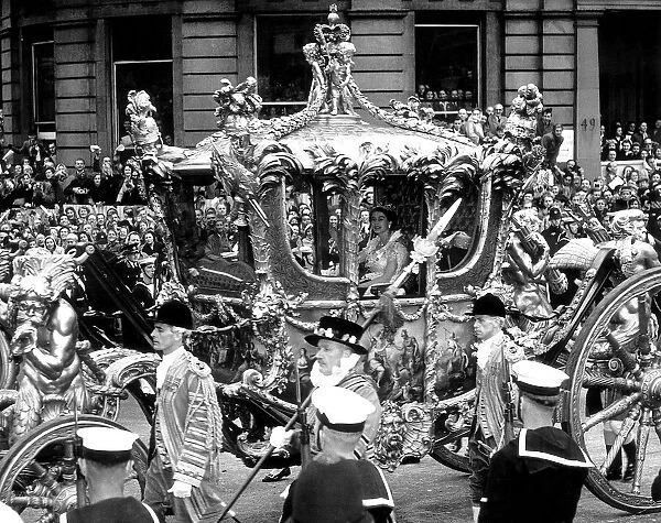 Queen Elizabeth Coronation 2nd June 1953. Accompanied by