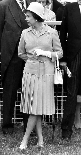 Queen Elizabeth II The Derby, Epsom, June 1978 The Queen at the Derby
