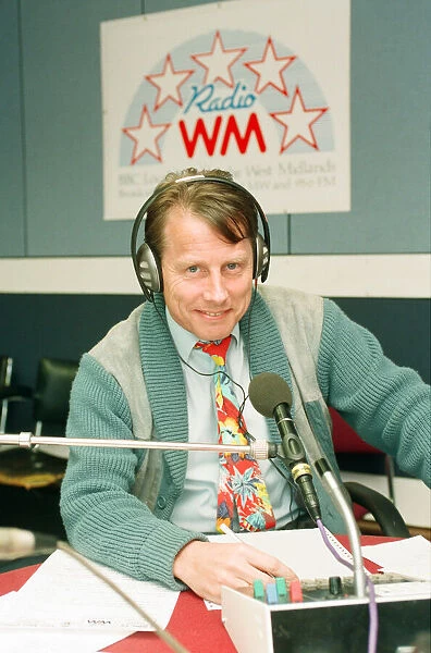 Radio WM presenter Tony Wadsworth. 31st May 1994