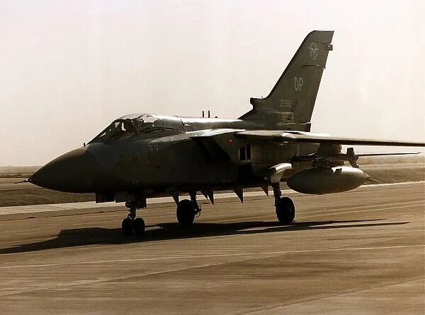 A RAF Panavia Tornado F3 fighter plane used in the Gulf War