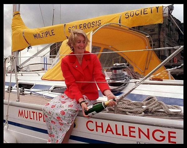 Rebecca Ridgeway - Adventurer and TV Presenter - May 1999 Welcomes the 46ft Yacht