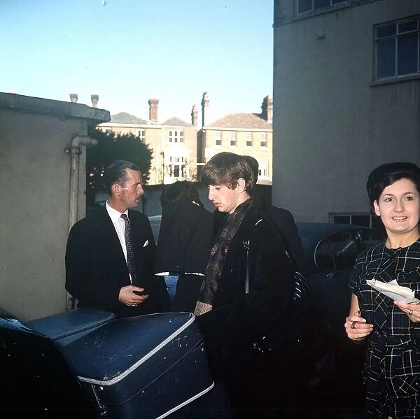 Ringo Starr in Portsmouth for the Beatles gig at the Guildhall 12th November 1963